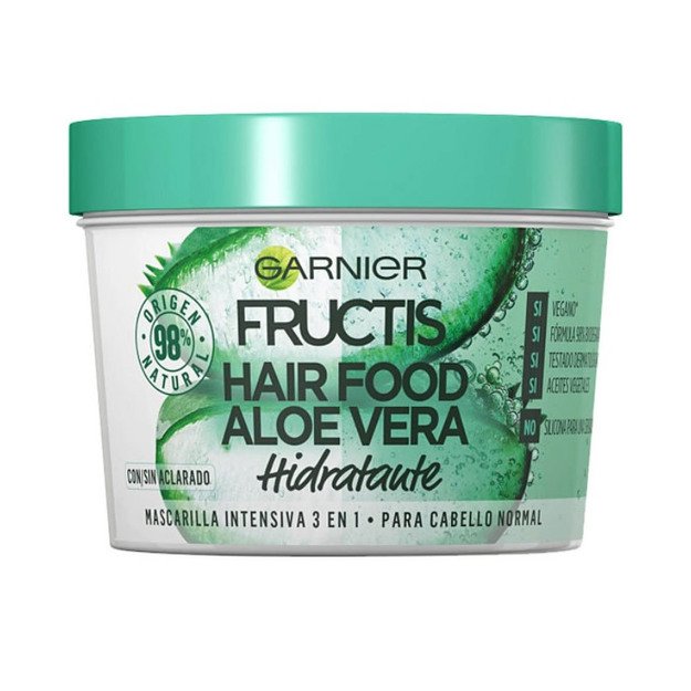 FRUCTIS HAIR FOOD aloe mascarilla hidratante 390 ml