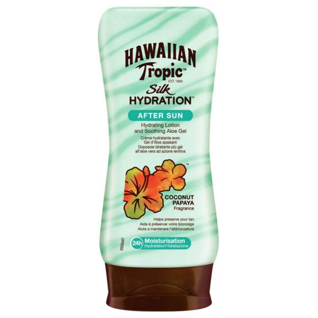 Hawaiian Tropic Silk Hydration Aftersun Aloe Vera Coconut Papaya 200ml