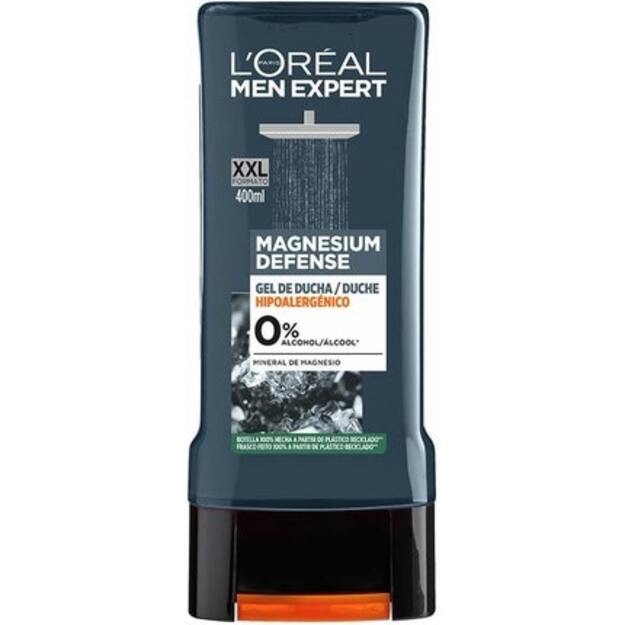 MEN EXPERT MAGNESIUM DEFENSE gel de ducha 0% 400 ml