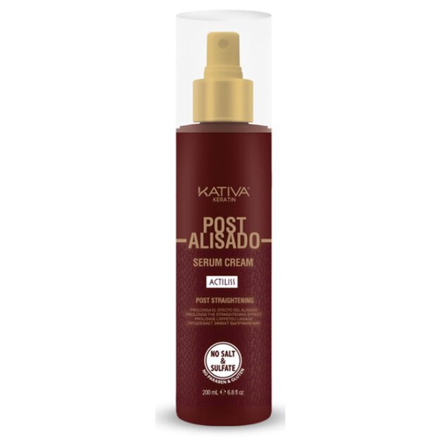 KERATIN ACTILISS POST ALISADO serum crema 200 ml