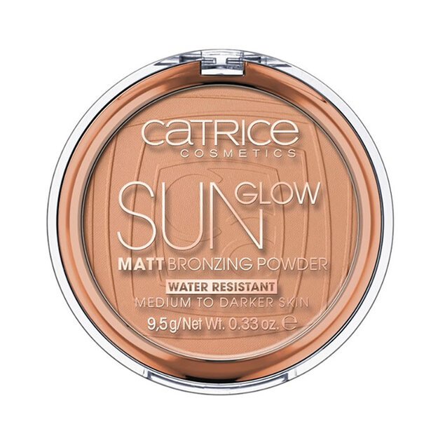 SUN GLOW MATT bronzing powder #035-universal bronze 9