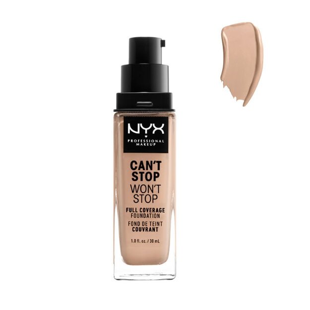 Nyx CanĆ‚Ā´t Stop WonĆ‚Ā´t Stop Full Coverage Foundation Light 30ml