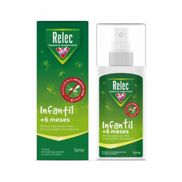 Relec Spray Antimosquitos Infantil + 12meses 100ml