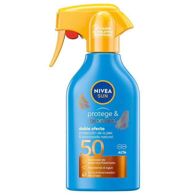 NIVEA SUN PISTOLA LECHE PROTEGE Y BRONCEA F50 270 ML