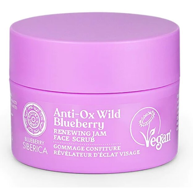 Natura Siberica Blueberry Siberica Renewing Jam Face Scrub 50 Ml