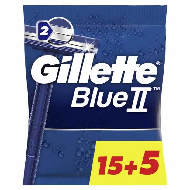 Gillette Blue II 15+5 Units