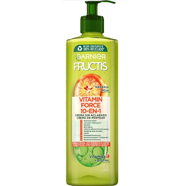 FRUCTIS VITAMIN FORCE crema sin aclarado 400 ml