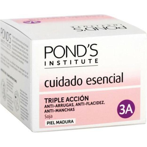 Ponds Esencial Crema Facial 3A Triple AcciĆĀ³n 50 Ml