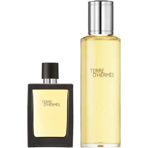 Terre D'hermes Eau De Perfume Spray Refillable 30ml Set 2 Pieces