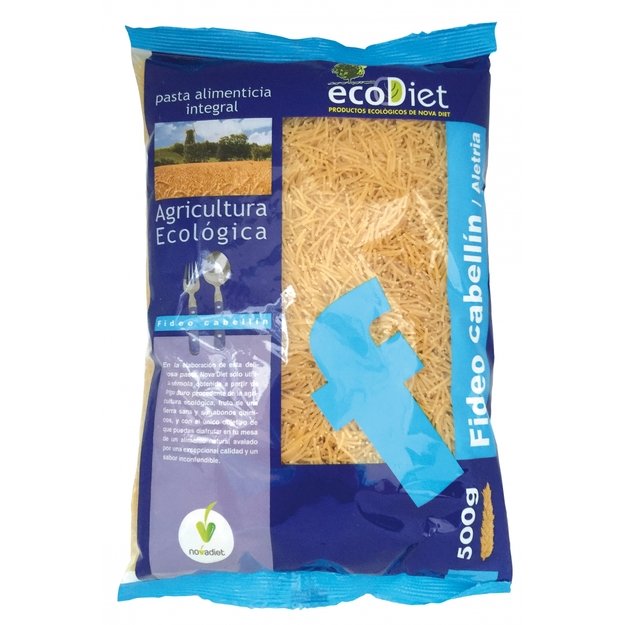 Novadiet Fideos Cabellin Integrales Ecodiet 500g