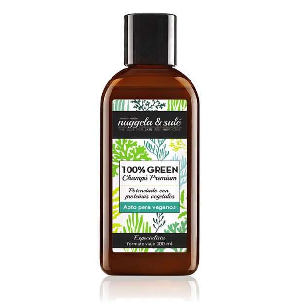 Nuggela & SulĆĀ© 100% Green Shampoo Suitable Vegans 100ml