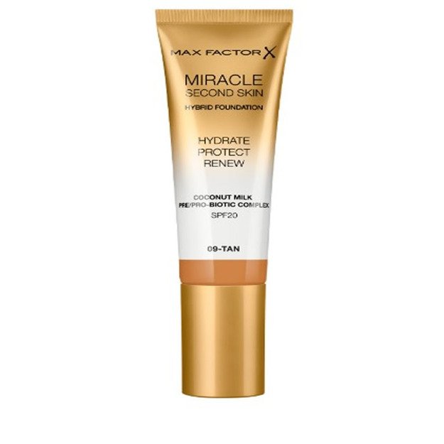 MIRACLE TOUCH second skin found.SPF20 #9-tan 30 ml