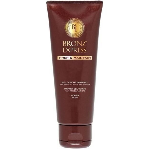 Academie Bronz Express Prepare Shower Gel Scrub 200ml