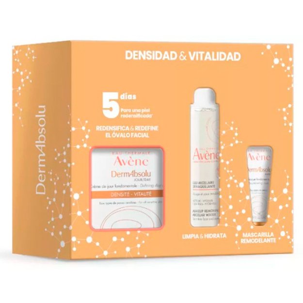 DERMABSOLU CREMA DĆĀ¨A ESENCIAL + MASK + MICELAR LOTE 3 pz