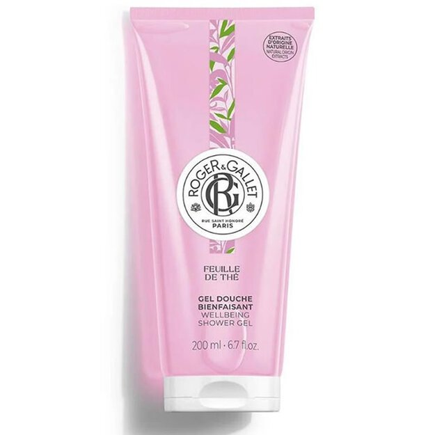 Roger & Gallet Feuille De The Shower Gel 200ml