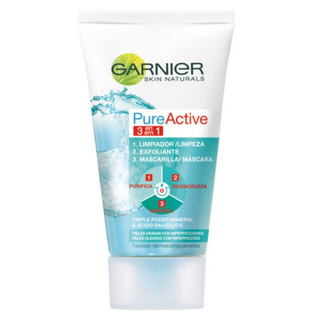 Pure Active 3 And 1 Gel Limpiador Pg 150 Ml