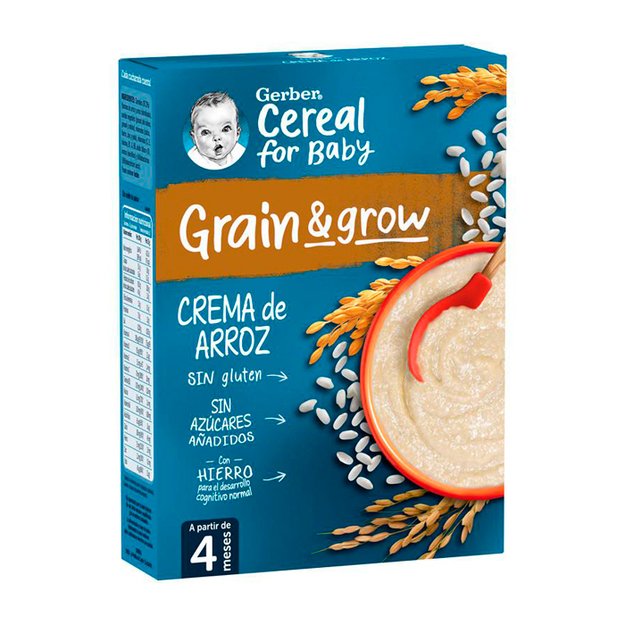 GRAIN & GROW papilla #crema de arroz 250 gr