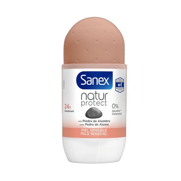 Sanex Deodorant Natur Protect Sensitive Skin 24h 0% Alcohol 50ml