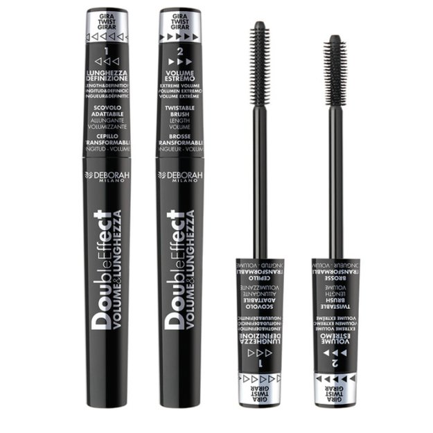 Deborah Milano Double Effect Mascara Black 