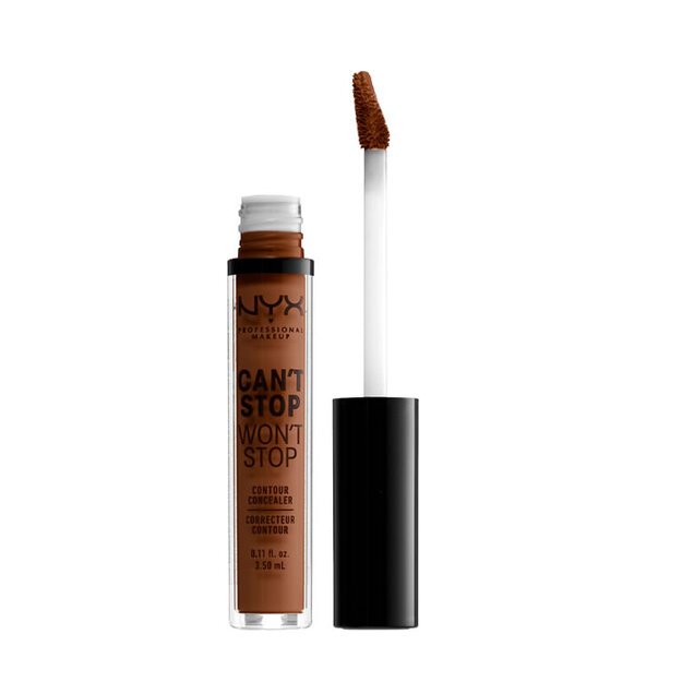 Nyx CanĆ‚Ā´t Stop WonĆ‚Ā´t Stop Full Coverage Contour Concealer Mocha 3