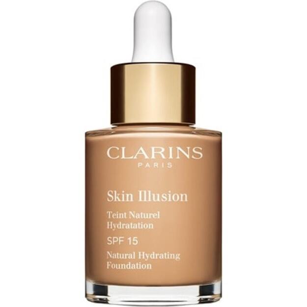 Clarins Skin Illusion Teint Naturel Hydratation Natural Hydrating Foundation 110 Spf 15 30 Ml