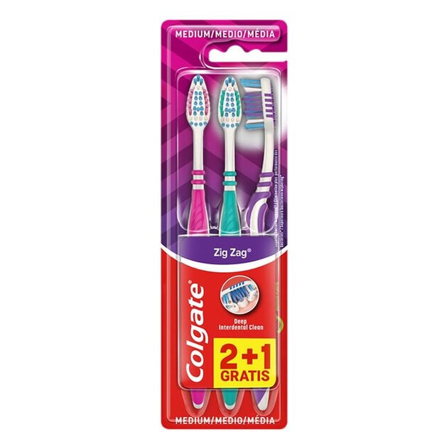 ZIG ZAG cepillo dientes #medium 3 u