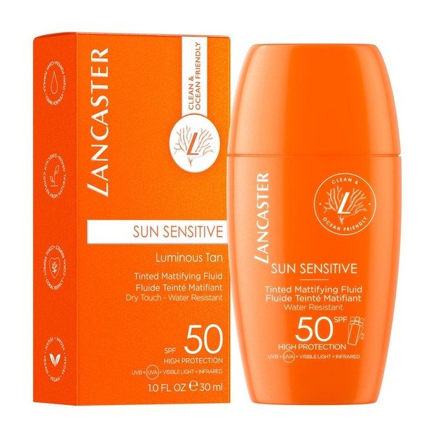 Lancaster Sun Sensitive Tinted Mattifying Fluid Spf50