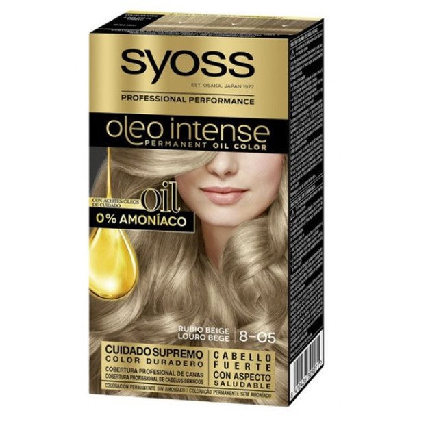 OLEO INTENSE tinte sin amoniaco #8.05-rubio beige 5 pz