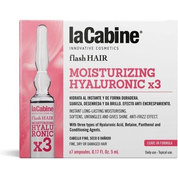 FLASH HAIR hidratante hyalurĆĀ³nico 7 x 5 ml