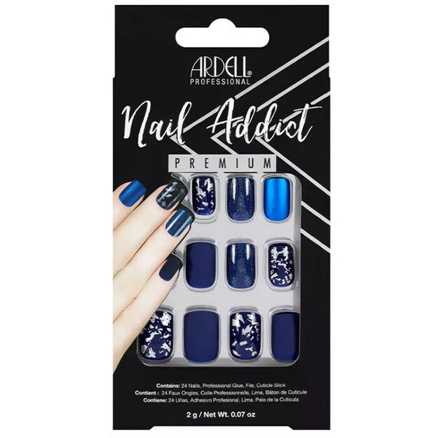 NAIL ADDICT matte blue 1 u