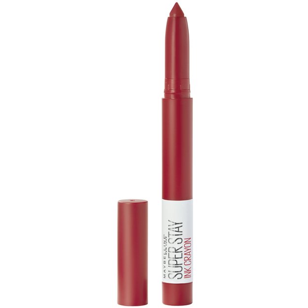 Maybelline SuperStay Ink Crayon Matte Lippenstift - 45 Hustle in Heels - Rood - 14 gr