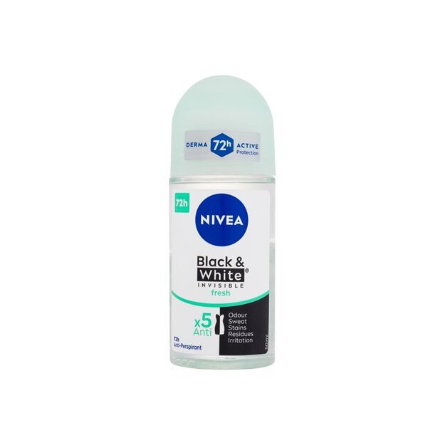 Antiperspirantas Nivea Black & White Invisible 50 ml