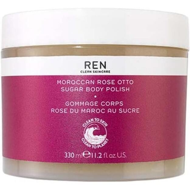 Ren Moroccan Rose Otto Sugar Body Polish 330ml