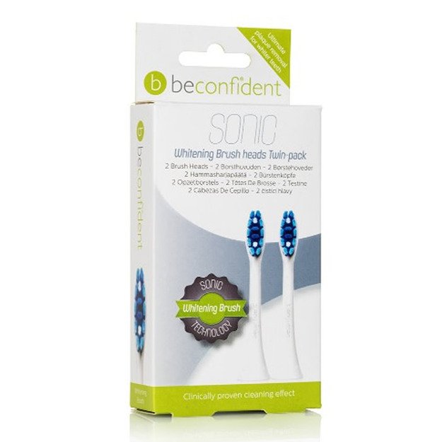 SONIC TOOTHBRUSH HEADS WHITENING WHITE LOTE 2 pz