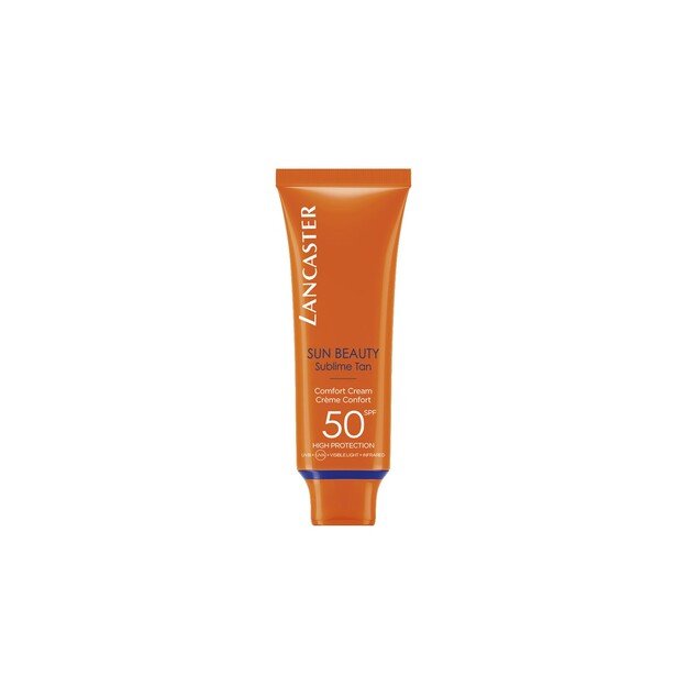 Lancaster Sun Beauty Face Sun Beauty Comfort Cream Spf50 50 Ml