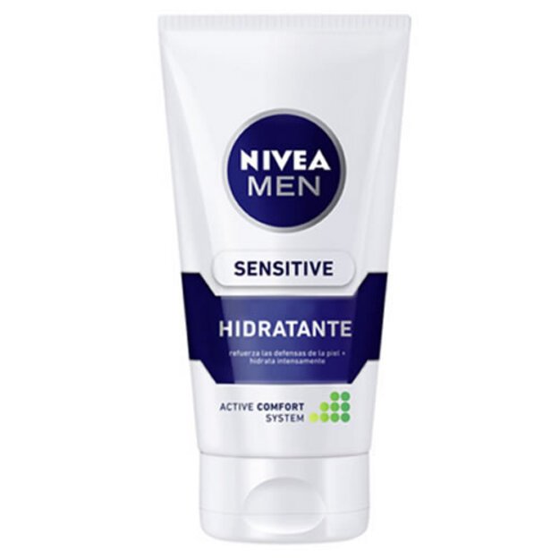 MEN SENSITIVE protector hidratante 0% alcohol SPF15 75 ml