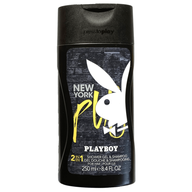 Playboy New York  2in1 šampūnas ir dušo želė 250 ml