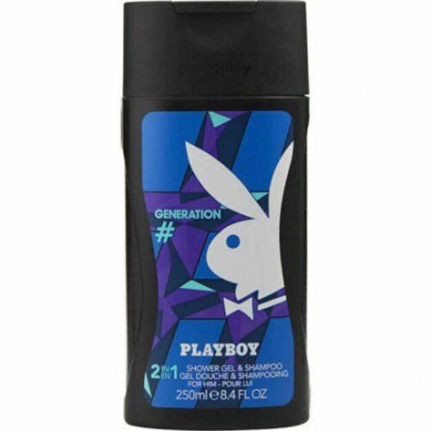 Playboy Generation  2in1 šampūnas ir dušo želė 250 ml