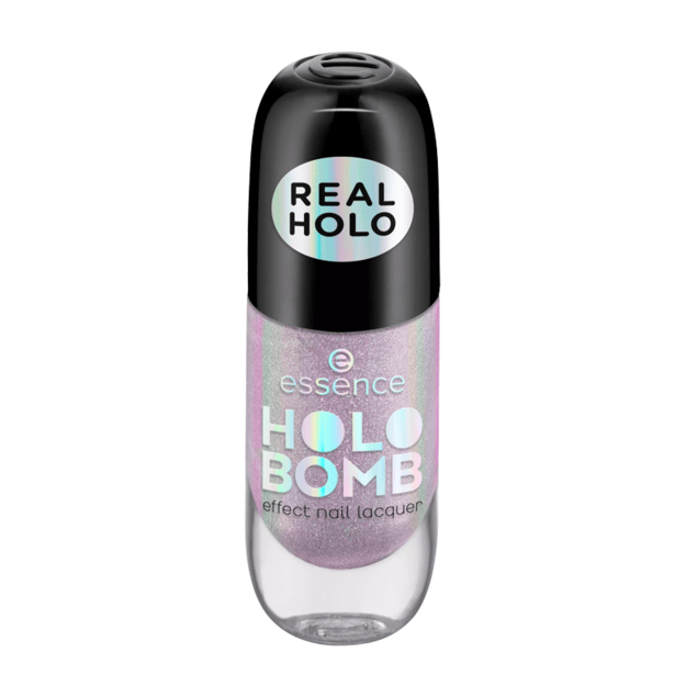 Essence Holo Bomb nagų lakas with holographic effect 05 Holo Me Tight 8 ml