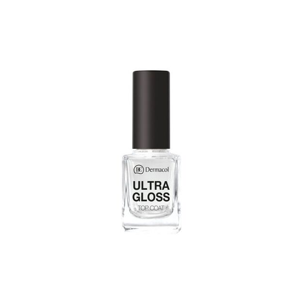 Dermacol Ultra Gloss Top Coat nagų lakas to create an ultra gloss of 11 ml