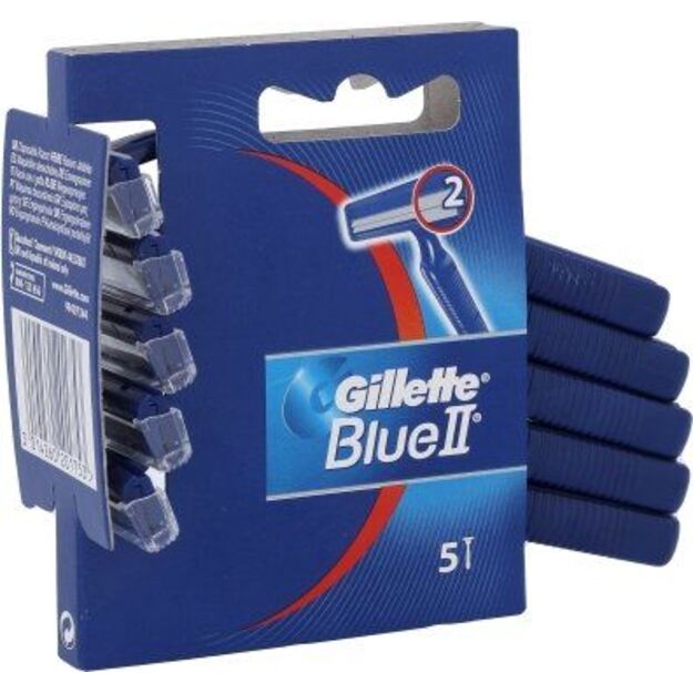 Gillette BlueII Disposable Razors 5 vnt. 