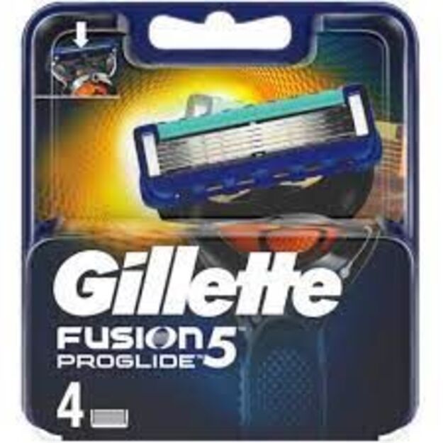 Gillette Fusion Proglide Spare Blades 4 vnt. 