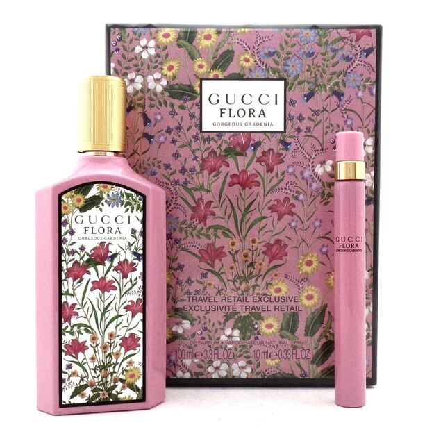 Gucci Flora Gorgeous Gardenia rinkinys moterims: 3.3 EDP Sp 2vnt