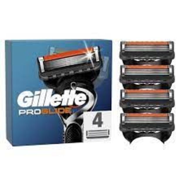 Gillette ProGlide vyrams

 Razor Blades with 5 Anti-Friction Blades for a Thorough and Long-Lasting Shave