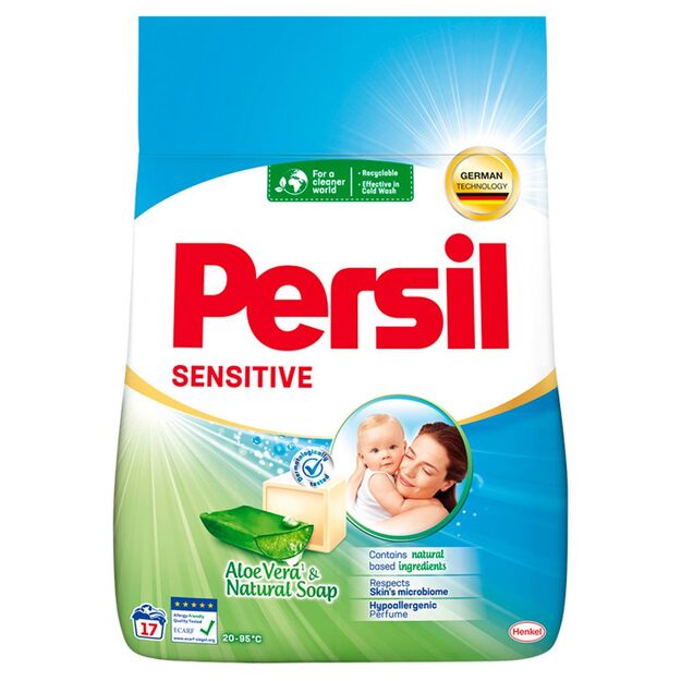 Persil Sensitive skalbimo milteliai  sensitive skin 17 skalb. 1,02 kg