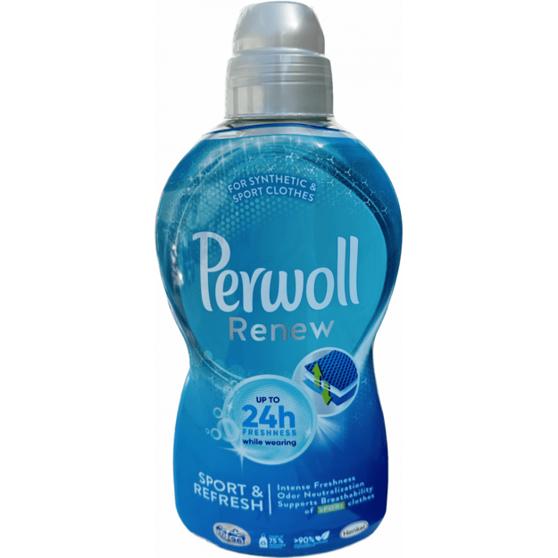 Perwoll Renew Sport & Refresh skalbiklis sintetiniams ir sporto rūbams 36 skalb.  1.98 l
