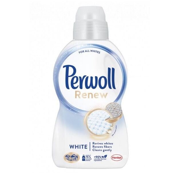 Perwoll Renew White skalbiklis baltiems rūbams 18 skalb.  990 ml