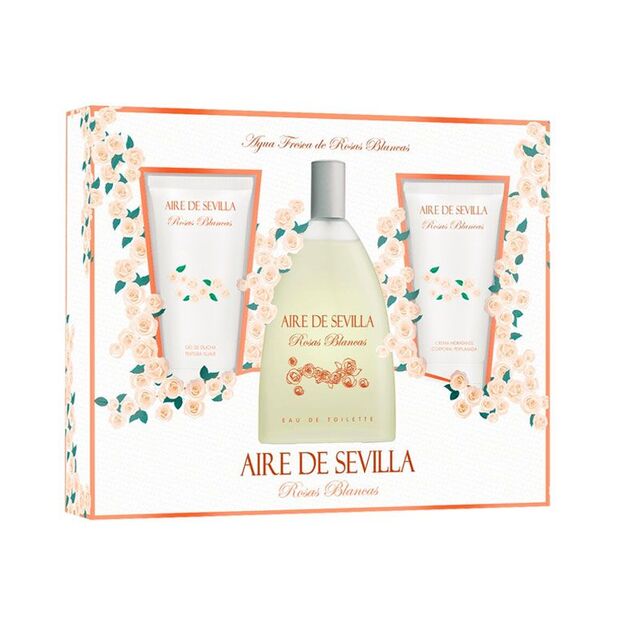 Aire De Sevilla Rosas Blancas tualetinis vanduo  rinkinys 150ml