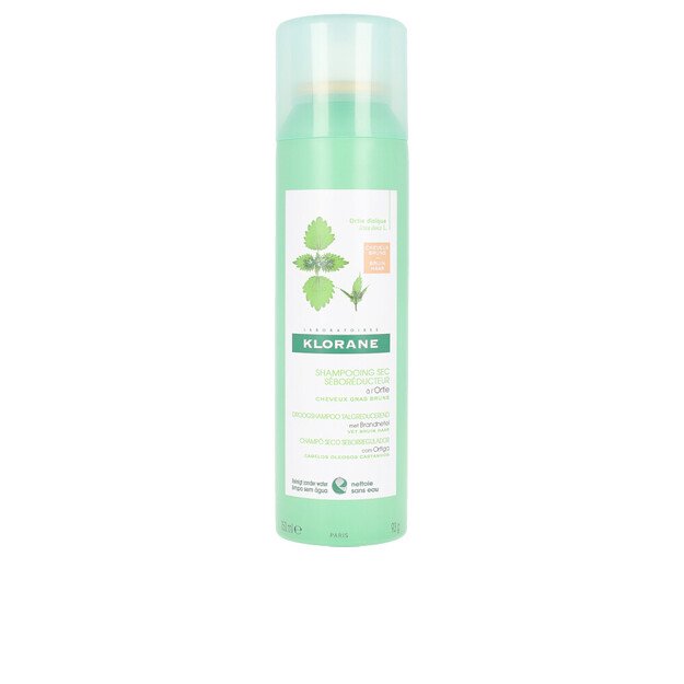 Klorane Nettle Sebum-Regulating Dry šampūnas 150ml