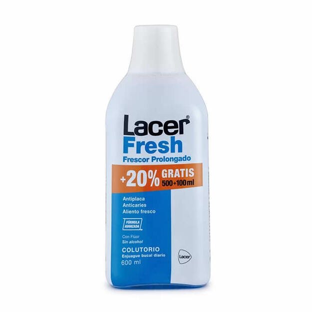 Lacer Fresh Mouthwash 500ml+100ml